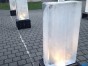 Eisblöcke mit LED-Licht